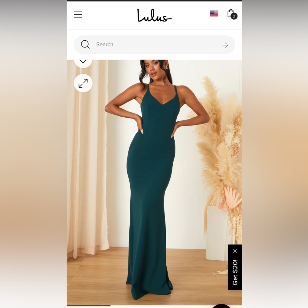 Mermaid maxi dress